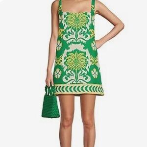 Green Patterned Women's Dress